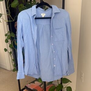 J. Crew Sky Blue Casual Button Down Shirt